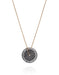Antiqued Silver Zodiac Wheel Necklace - Laura Lee Jewellery - Sterling Silver 